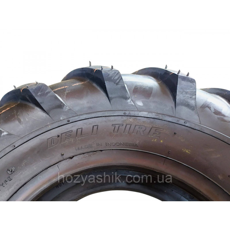 Покришка 4.00-10 Deli Tire (Індонезія) —  Оригінал, не дубіє! «Ялинка».  4PR (Посилена)