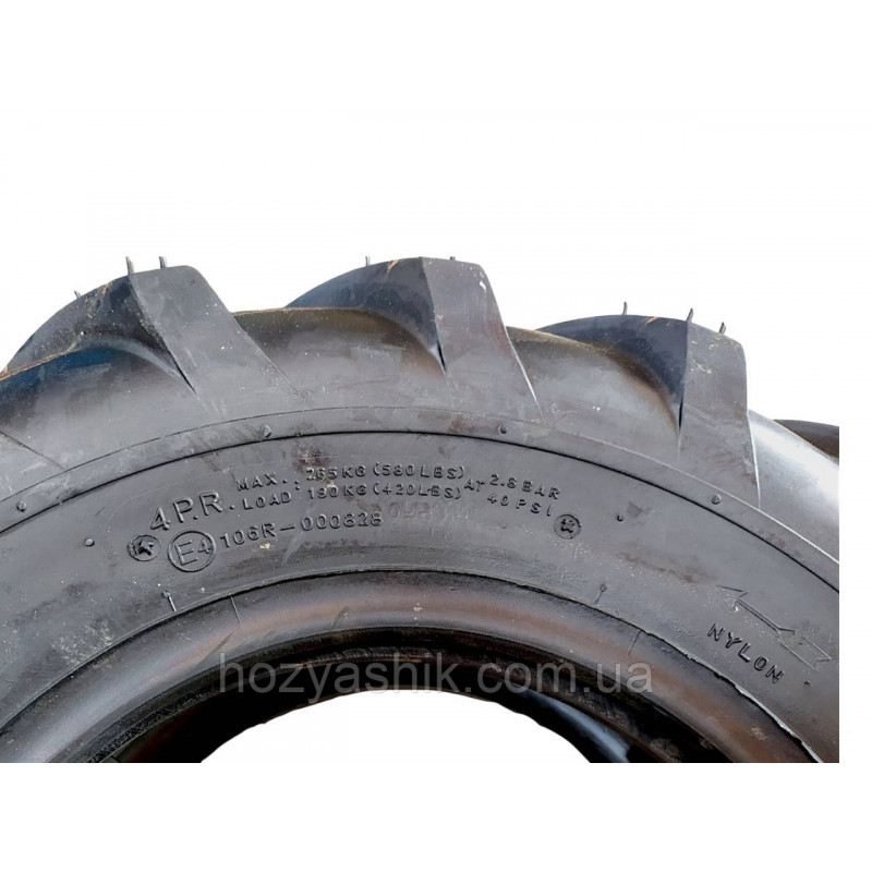 Покришка 4.00-10 Deli Tire (Індонезія) —  Оригінал, не дубіє! «Ялинка».  4PR (Посилена)
