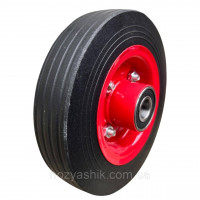 Колесо на тачку лите 2.50-4/20 мм (8х4) діаметр 200 мм