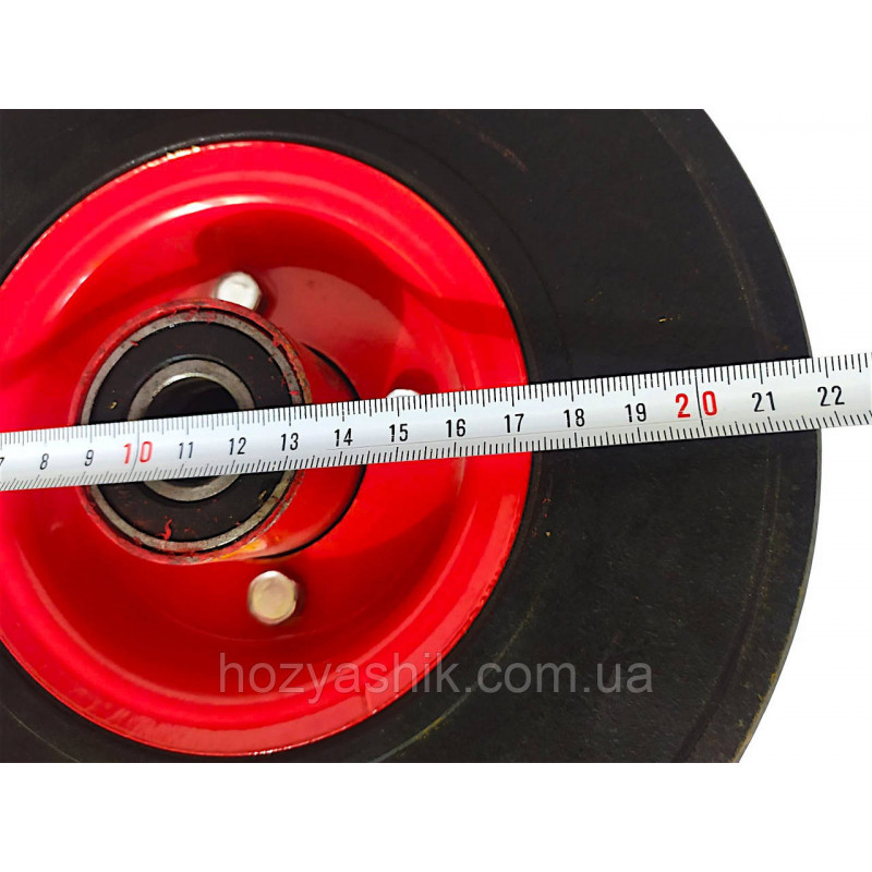 Колесо на тачку лите 3.00-4/20 мм, діаметр 220