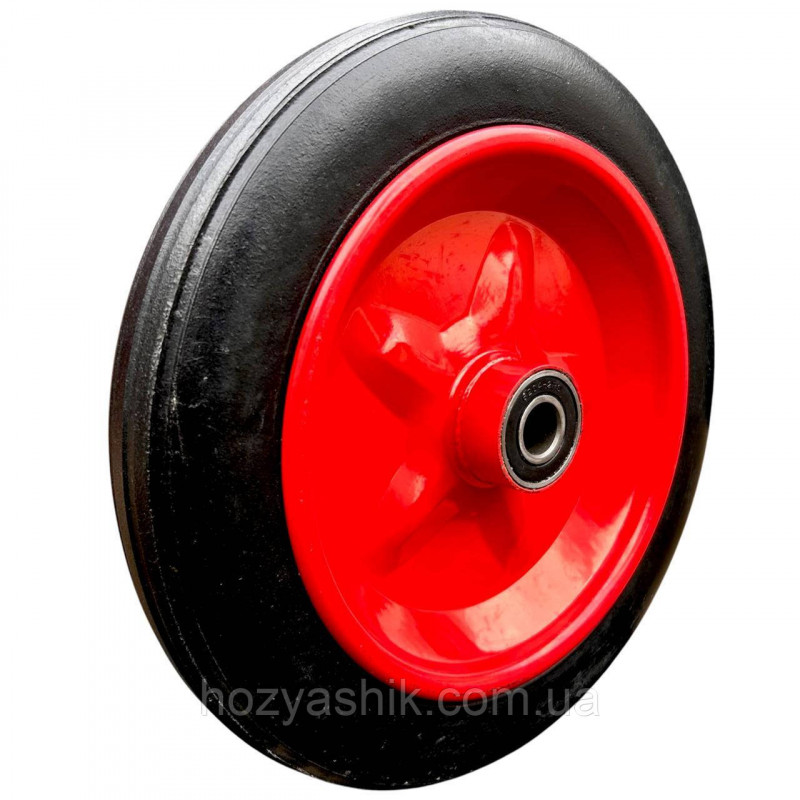 Колесо на тачку лите 3.00-7/20 мм діаметр 310 мм. Модель "Аслан"