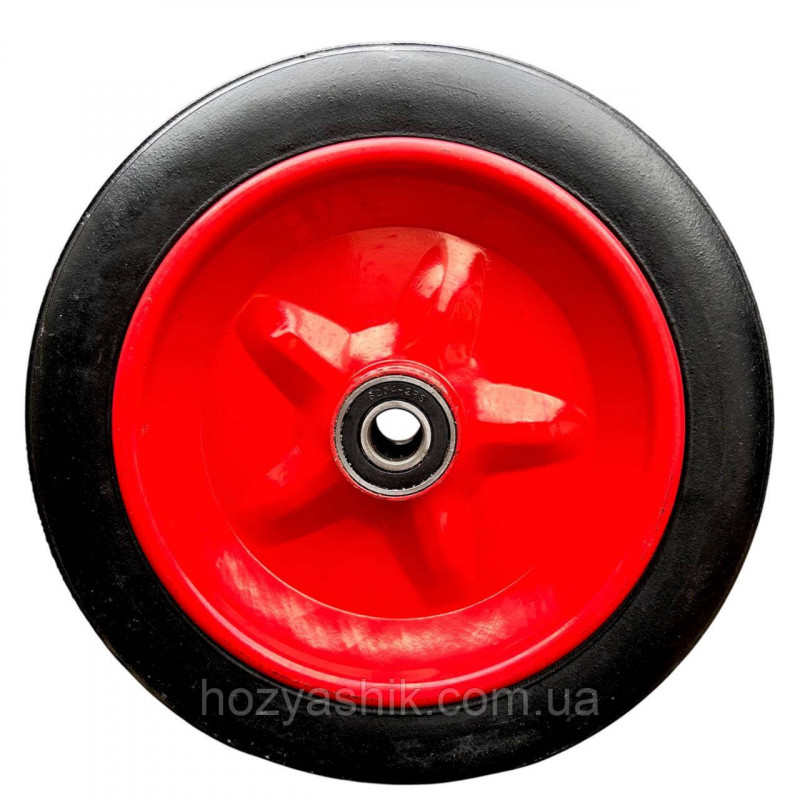 Колесо на тачку лите 3.00-7/20 мм діаметр 310 мм. Модель "Аслан"