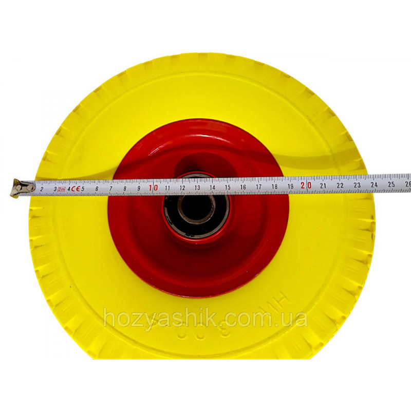 Колесо на тачку пінополіуретанове 3.00-4/20 мм діаметром 240 мм