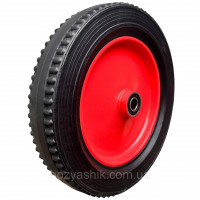 Колесо на тачку лите 4.00-8/20 мм діаметр 360 мм.