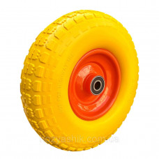 Колесо на тачку пінополіуретанове 4.00-6/20 мм діаметром 320 мм