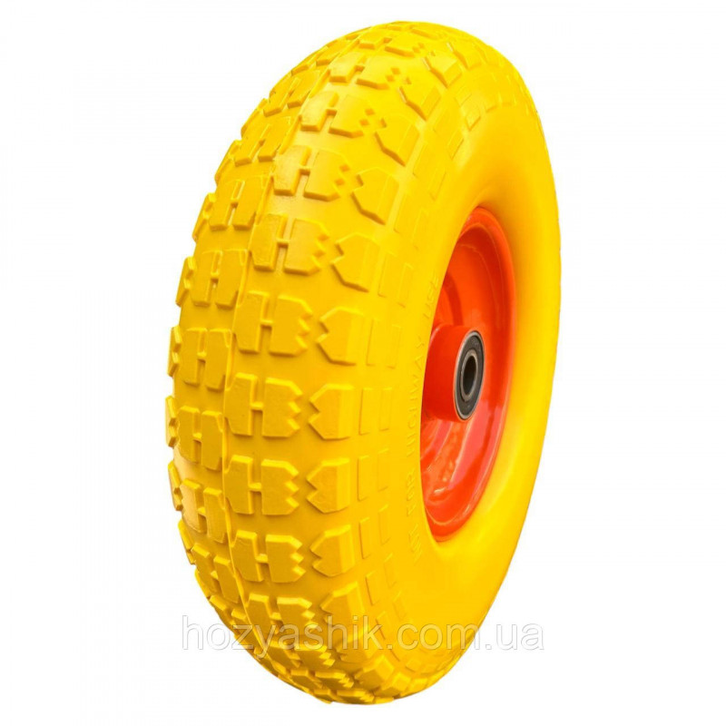 Колесо на тачку пінополіуретанове 4.00-6/20 мм діаметром 320 мм