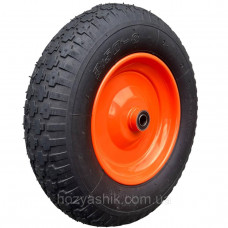 Колесо на тачку діаметром 360 мм, модель 3.50-8/16, пневматичне