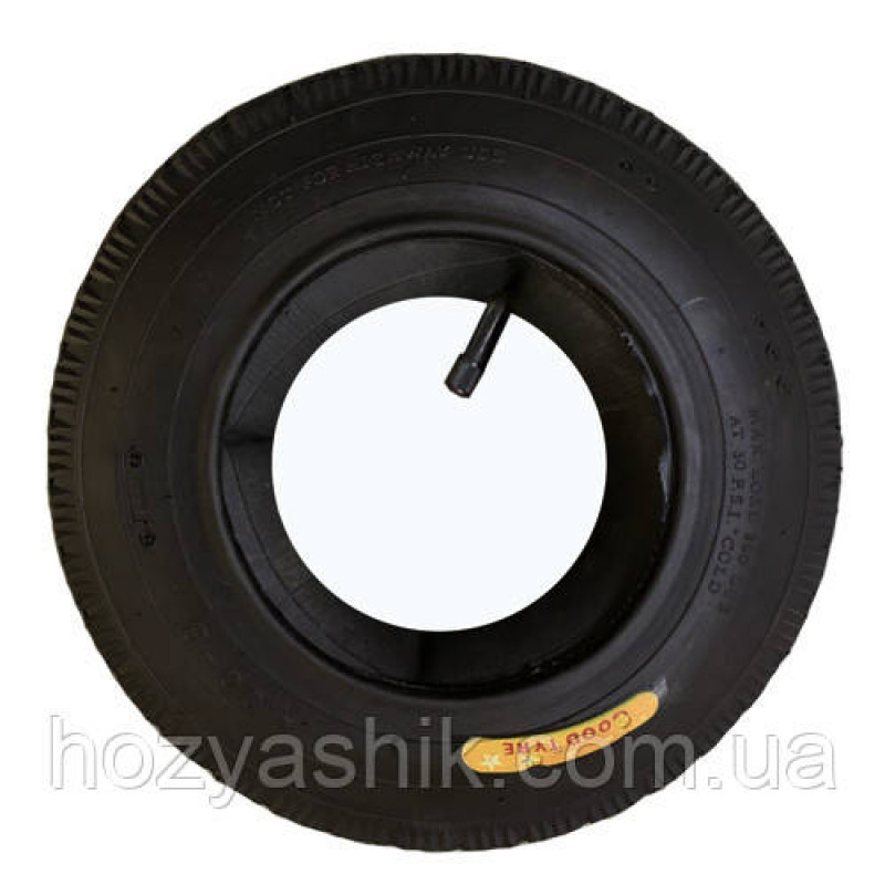 Покришка з камерою 4.00-8 GOODTYRE (6PR) — Посилена гума для тачок та причепів (БЕЗ ДИСКУ)