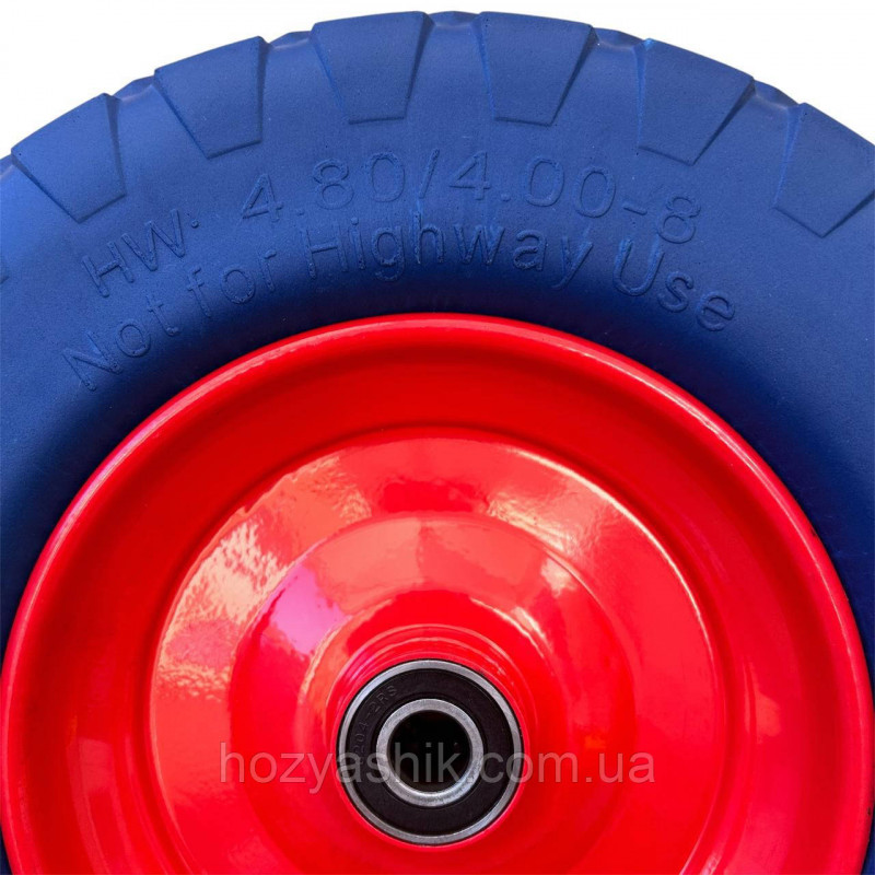 Колесо пінополіуретанове 4.80/4.00-8 під вісь 20 мм (діаметр 390мм)
