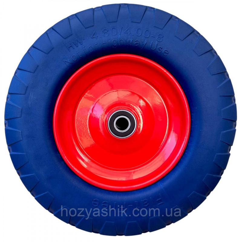 Колесо пінополіуретанове 4.80/4.00-8 під вісь 20 мм (діаметр 390мм)