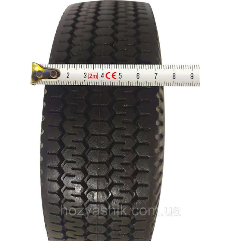 Колесо для тачки 4.10/3.50-4 пінополіуретанове 260х80 мм, вісь 20 мм, підшипники 6204