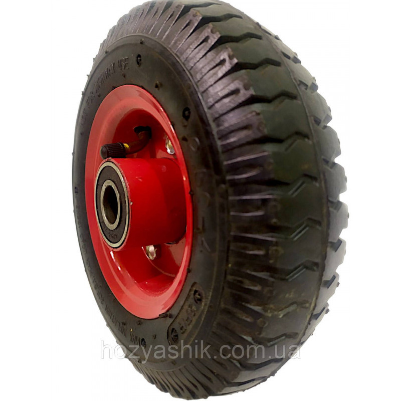 Колесо на тачку діаметром 200мм, розмір 2.50-4/20, надувне