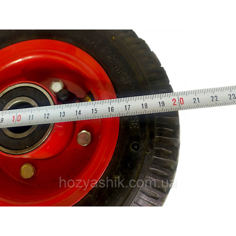 Колесо на тачку діаметром 200мм, розмір 2.50-4/20, надувне