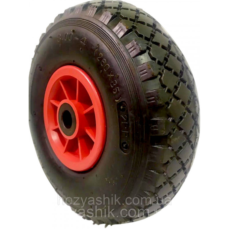 Колесо пневматичне 3.00-4/20 (діаметр 240 мм) для тачок і візків, до 100 кг