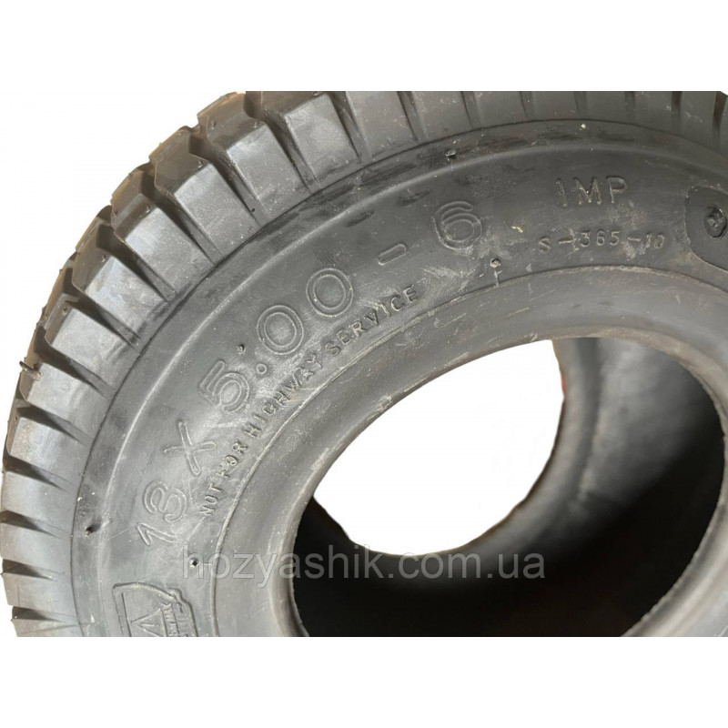 Покрышка 13x5.00-6 Deli Tire TL (Индонезия) - Оригинал. Не трескается! 4PR (Усиленная)