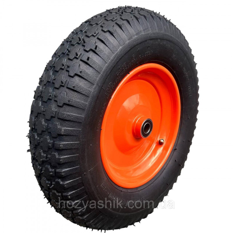 Колесо для тачки діаметром 380 мм, модель 4.00-8/16 (4.80/4.00-8), пневматичне