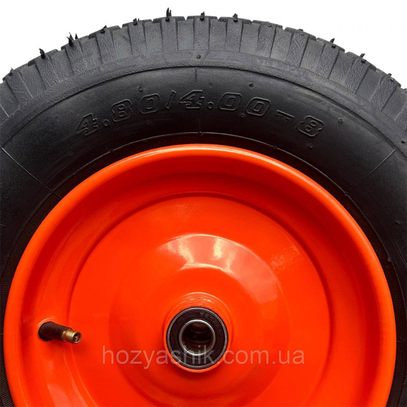 Колесо для тачки діаметром 380 мм, модель 4.00-8/16 (4.80/4.00-8), пневматичне