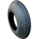 Покришка з камерою 3.50-8 на тачку 4PR посилена, Deli Tire