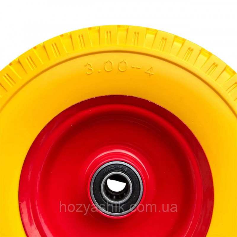 Колесо на тачку пінополіуретанове 3.00-4/16 мм, (D=240 мм)