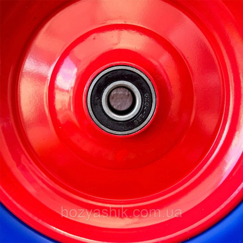 Колесо 3.50-8 пінополіуретанове на тачку, діаметр 350 мм, ширина 80мм, під вісь 20мм