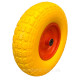 Колесо на тачку пінополіуретанове 4.00-6/16 мм діаметром 320 мм