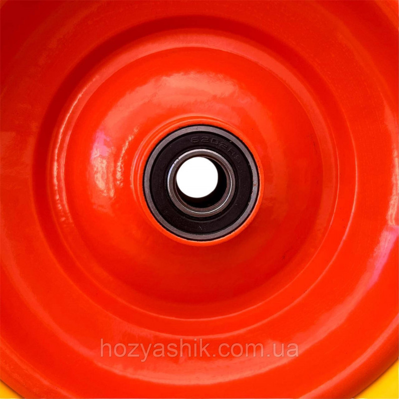 Колесо на тачку пінополіуретанове 4.00-6/16 мм діаметром 320 мм