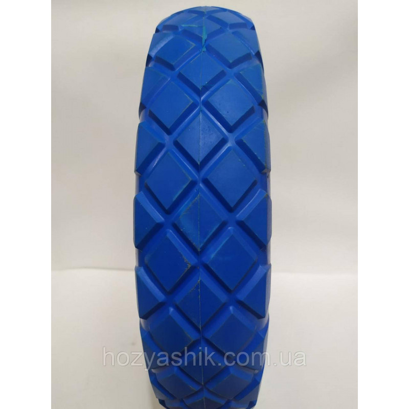 Колесо на тачку пінополіуретанове 4.00-8/16 мм (4.80/4.00-8) діаметром 390 мм