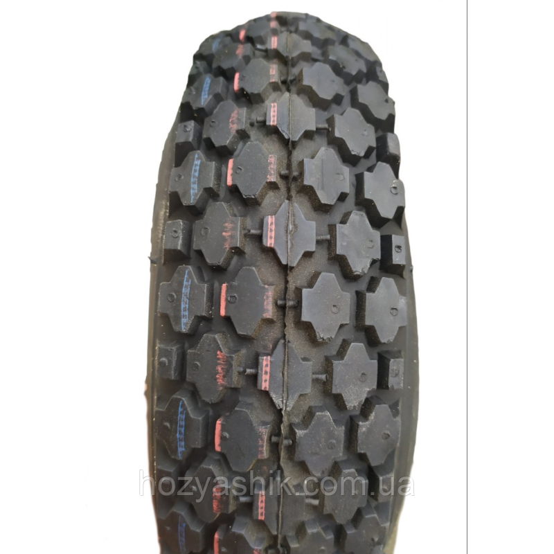 Шина 4.10/3.50-4 DeliTire 4PR (Індонезія) посилена для тачки, візка, квадроцикла