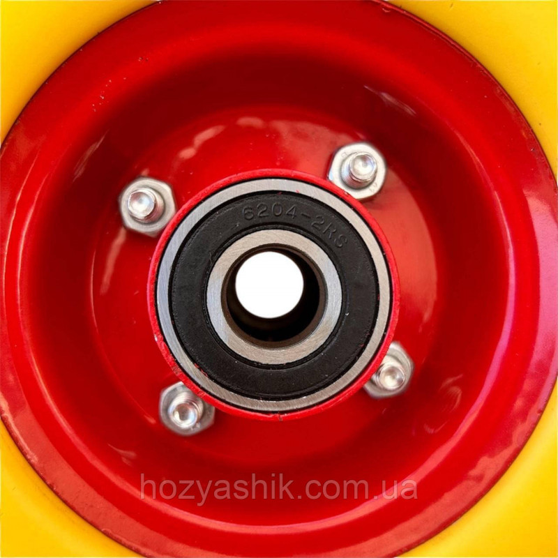 Колесо на тачку пінополіуретанове 2.50- 4/20 мм, (D=200 мм)
