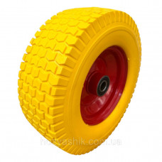 Колесо на тачку пінополіуретанове 5.00-6/20 мм, діаметром 300 мм