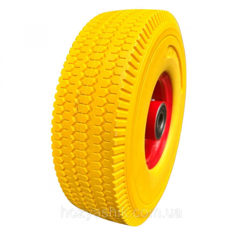 Колесо на тачку пінополіуретанове 4.00-4/20 мм, діаметром 250 мм