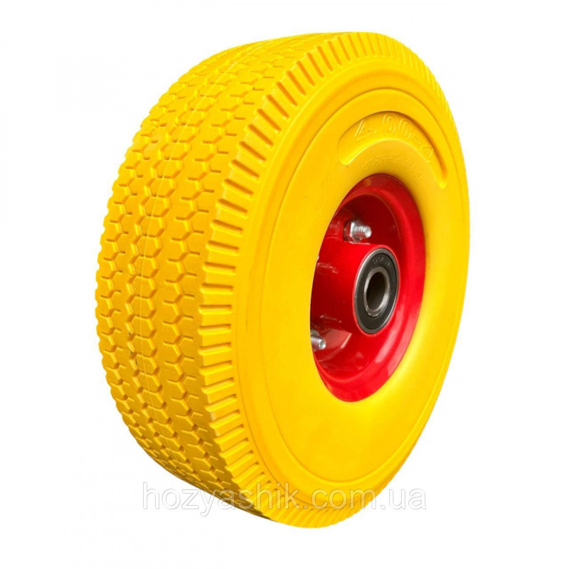 Колесо на тачку пінополіуретанове 4.00-4/20 мм, діаметром 250 мм