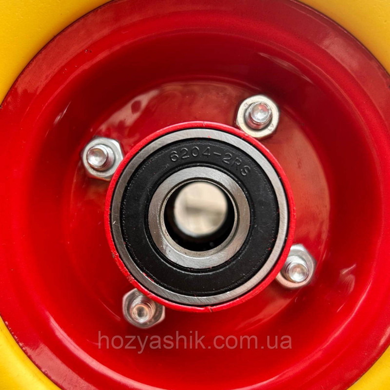 Колесо на тачку пінополіуретанове 4.00-4/20 мм, діаметром 250 мм