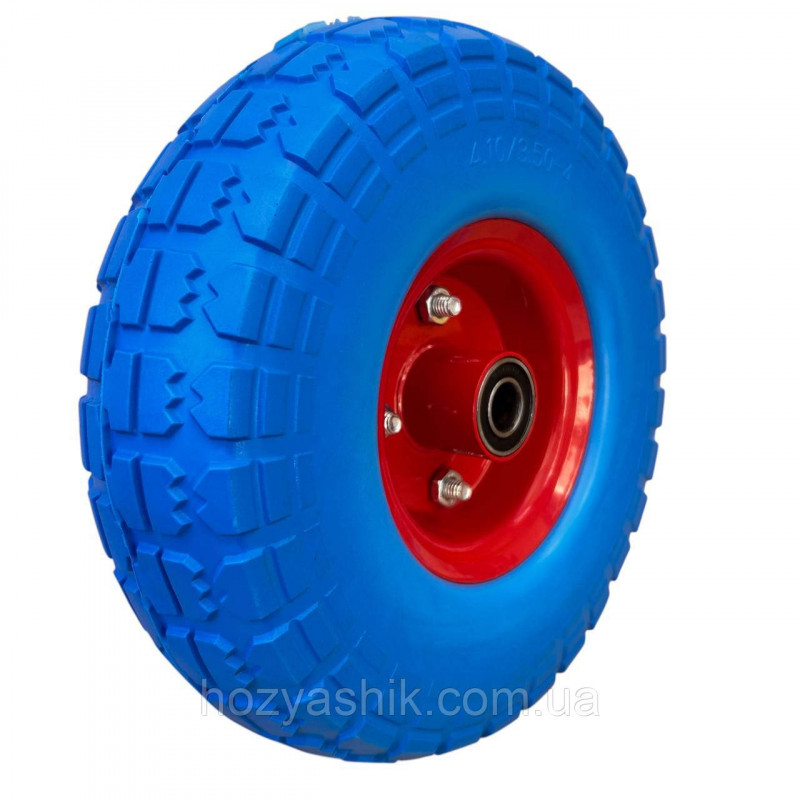 Колесо на тачку пінополіуретанове 3.50-4/16 (4.10/3.50/4) діаметром 250мм