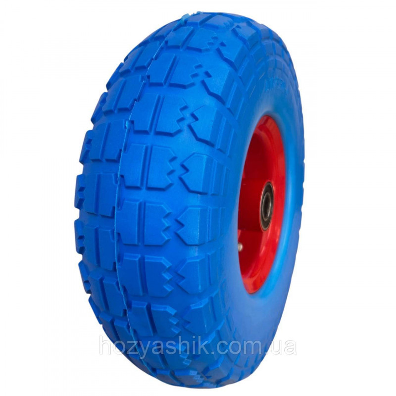 Колесо на тачку пінополіуретанове 3.50-4/16 (4.10/3.50/4) діаметром 250мм