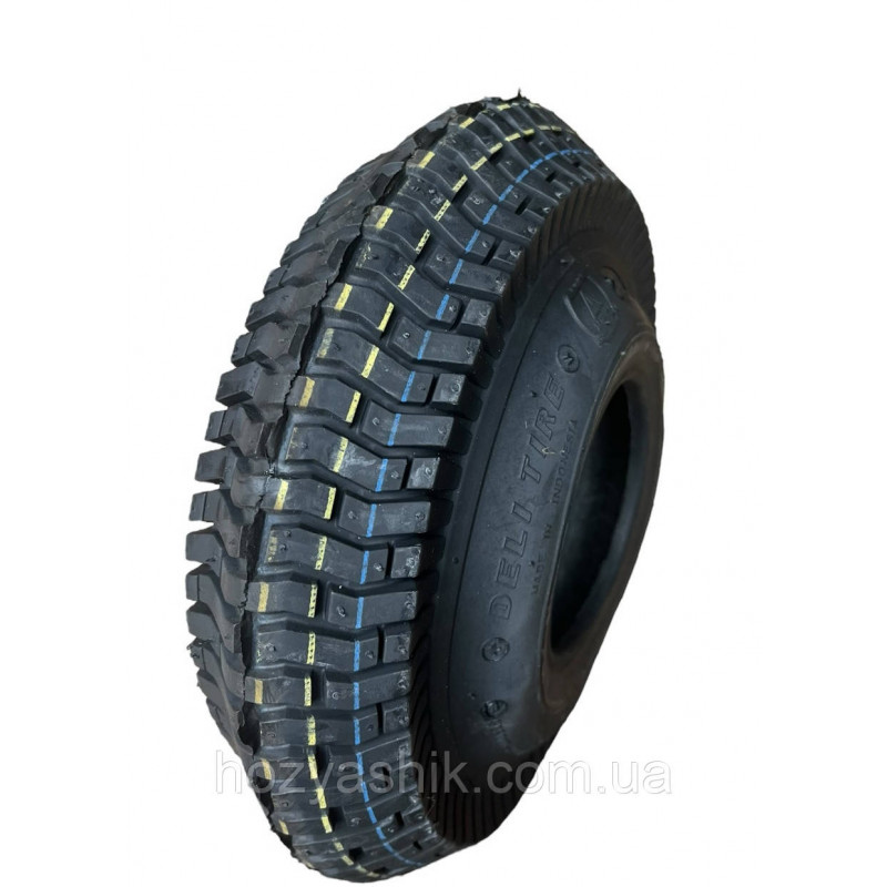 Покришка 4.10/3.50-4 Deli Tire S-366 (Індонезія) — Оригінал. Не тріскається! 4PR (Посилена)