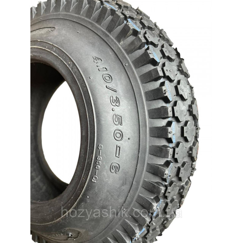 Покришка  4.10/3.50-6 4PR (60% каучуку) на тачку, візок, дитячий квадроцикл, багі, "DeliTire" Індонезія