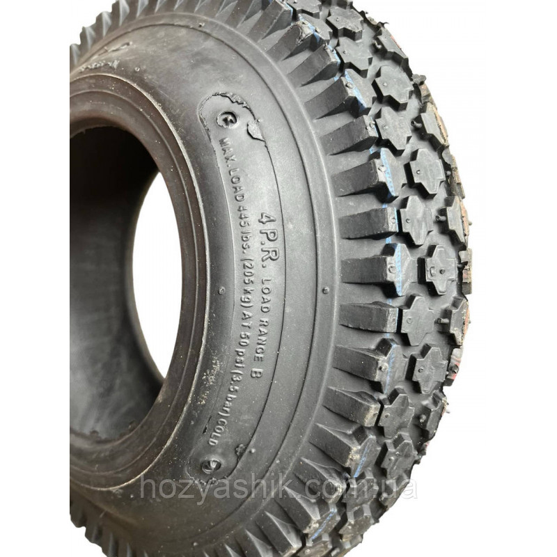 Покришка  4.10/3.50-6 4PR (60% каучуку) на тачку, візок, дитячий квадроцикл, багі, "DeliTire" Індонезія