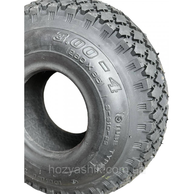 Покришка 3.00-4 (260х85) Deli Tire (Індонезія) — Оригінал. Не тріскається! 4PR (Посилена)