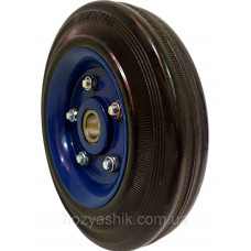 Колесо лите 200 мм, вісь 20 мм