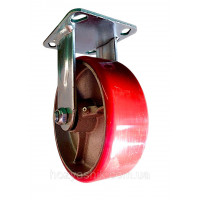 Колесо 150 мм неповоротне (глухе), чавун/поліуретан, навантаження до 430 кг