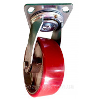 Колесо 150 мм поворотне, чавун/поліуретан, навантаження до 430 кг