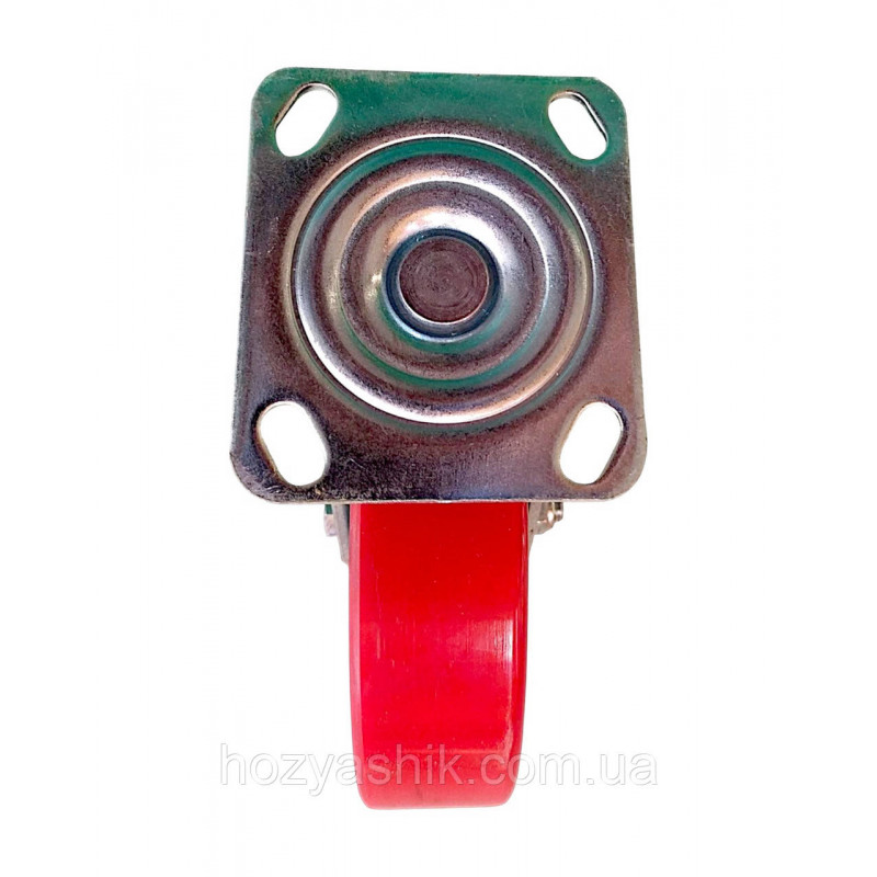 Колесо 200 мм поворотне, чавун/поліуретан, навантаження до 500 кг