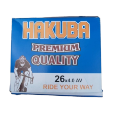 Камера для фэтбайка 26 x 4.0 Hakuba AV (автомобильный ниппель), усиленный эластичный бутил