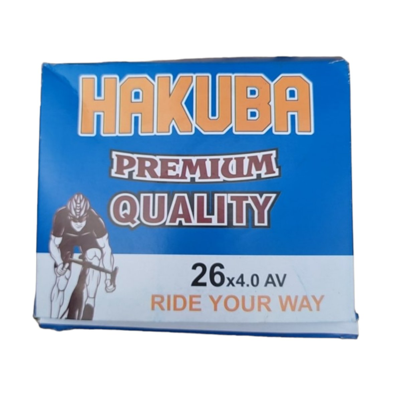 Камера для фетбайка 26 x 4.0 Hakuba AV (автомобільний ніпель), посилений еластичний бутил