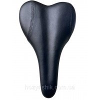 Седло велосипедное спортивное GEL (260х150 мм) — узкое анатомическое седло с гелем для MTB и городских байков