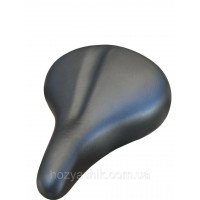 Седло велосипедное широкое 240×240 мм с 4х-пружинной амортизацией, комфортное, черное