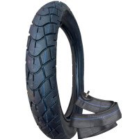 Мотошина с камерой 110/80-17 (аналог 4.10-17) 63P Load Range C, TT — для скутера и мотоцикла