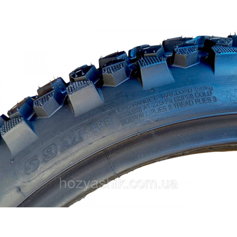 Покришка з камерою 4.10-18 (110/90-18) 59M 4PR TT Cross ChaoYang / Trazano