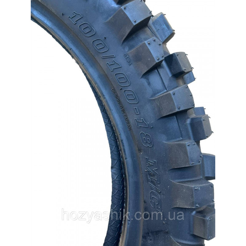 Покришка 100/100-18 (4.10-18) M/C 65P (ТТ) 4PR CROSS - посилена